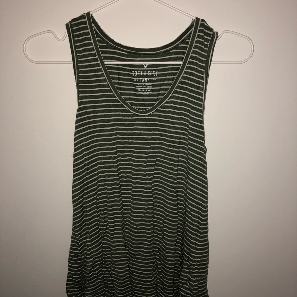 american eagle soft & sexy tank (green)